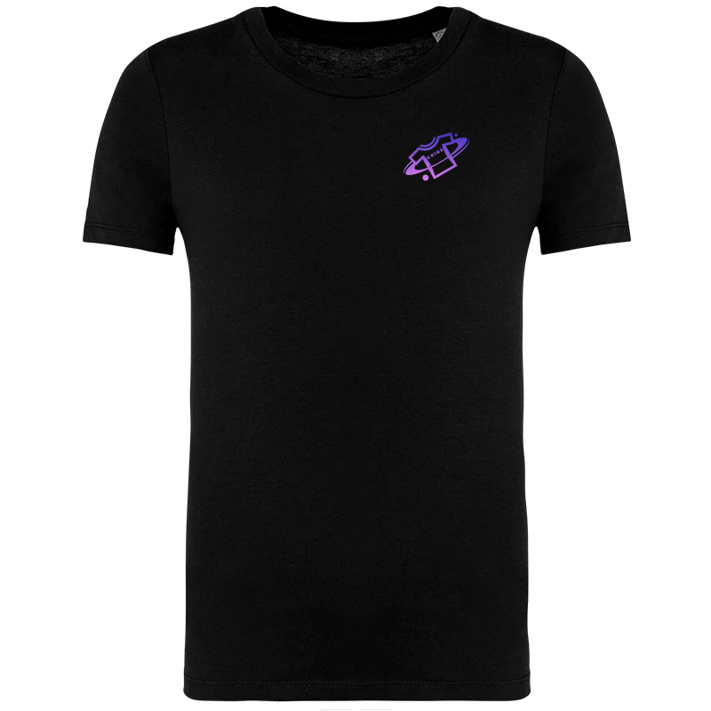 Cribz Zwart-Galaxy Kinder T-shirt